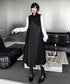 Black Mesh Layered Skirt